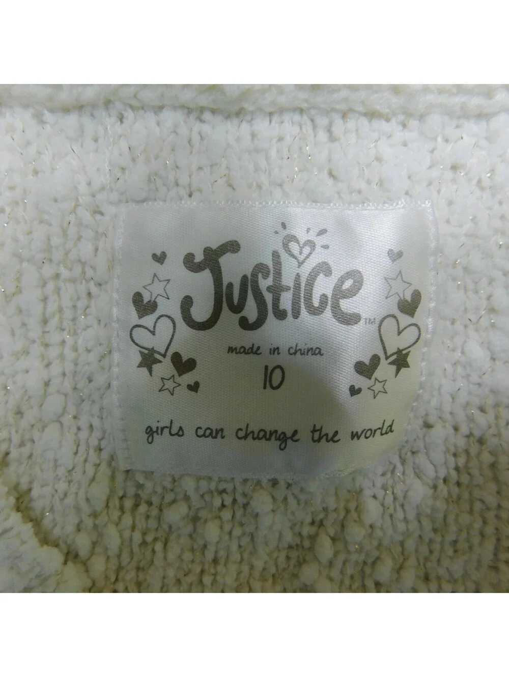 Justice girls size